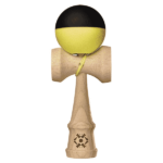 Kendama Tribute Half Split black & neon yellow