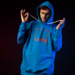 Bluza Above blue square